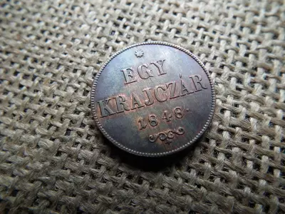 1 krajcár 1848 , extra , gyönyörű patina ! 