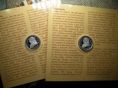 Dísztokos forgalmi sor 2009 PP , Haydn ezüst   , Forint , ár / sor 