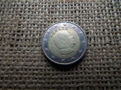 Monaco 2 euró 2017 , euro 