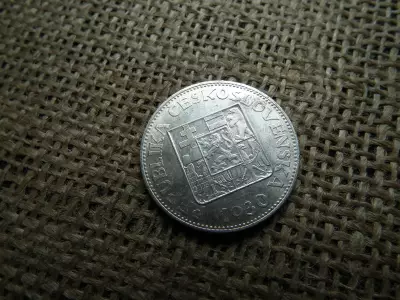 Csehszlovákia , ezüst 10 korona 1930 , Korun 