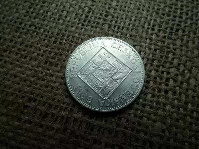Csehszlovákia , ezüst 10 korona 1932 , Korun 