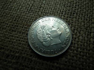 Hollandia , ezüst 2 1/2 gulden 1961