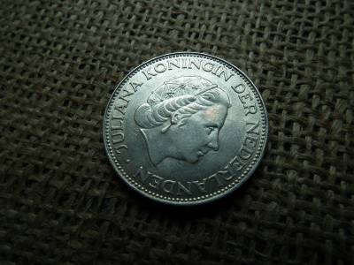 Hollandia , ezüst 2 1/2 gulden 1964