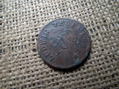 Ludwig Teufel zseton , bárca , 100 