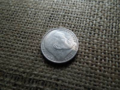 Birodalmi , ezüst 2 márka 1936 G , Horogkeresztes 