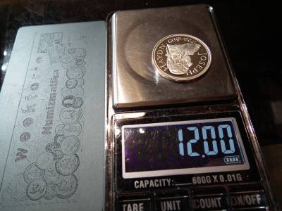 Haydn szín ezüst tükörveret , Pénzverő , 999 / 1000 , 12 g 