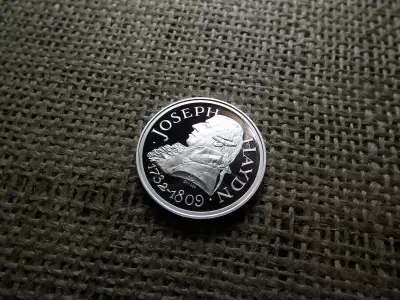 Haydn szín ezüst tükörveret , Pénzverő , 999 / 1000 , 12 g 
