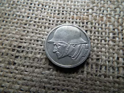 10 pfennig 1918 , Düren városa ( Rajna porosz tartomány )