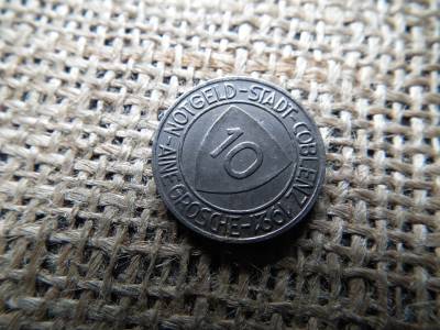 10 Pfennig / 1 Grosche  1921 - Koblenz Görres , 	Koblenz városa ( Rajna porosz tartomány )