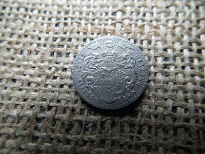 Breslau villamos zseton 10 , 1921 , pfennig , groschen 