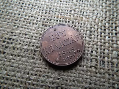 1 krajcár 1848 - 1998 jubileumi , hivatalos múzeumi utánveret 