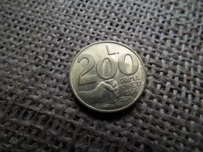 San Marino 200 lira 1991  , lire , líra , első érme