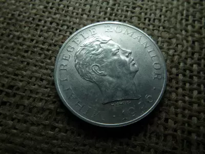 Románia , ezüst 100000 lei 1946 
