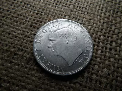 Románia , ezüst 500 lei 1944 