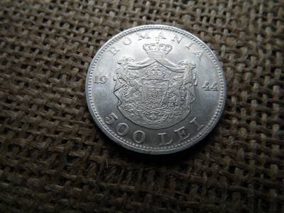 Románia , ezüst 500 lei 1944 