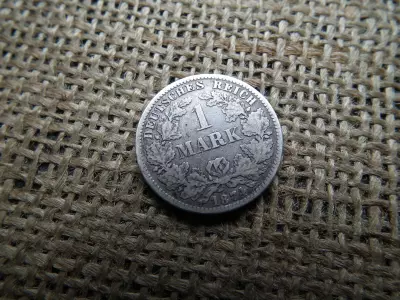 Birodalmi , ezüst 1 márka 1874 E , mark 