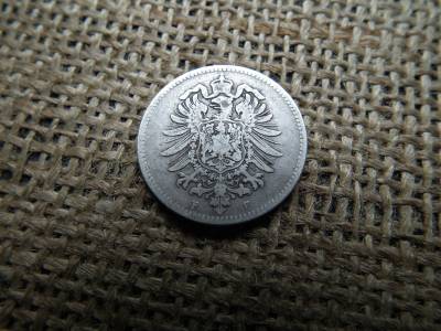 Birodalmi , ezüst 1 márka 1874 F , mark 