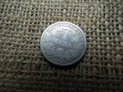 Birodalmi , ezüst 1 márka 1875 E , mark 