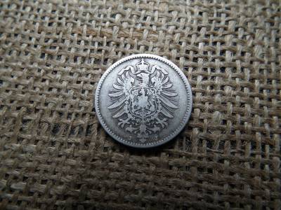 Birodalmi , ezüst 1 márka 1875 J , mark 