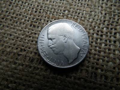 Olaszország , ezüst 10 líra 1927 , lire , 	Vittorio Emanuele 