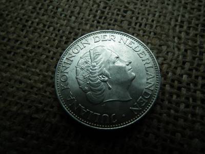 Hollandia , ezüst 2 1/2 gulden 1959