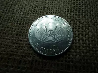 Hollandia , ezüst 10 gulden 1999 -  2000 , Beatrix Millenium 