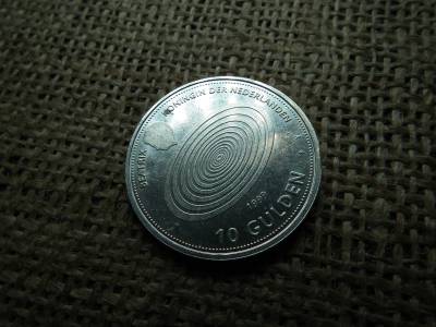 Hollandia , ezüst 10 gulden 1999 -  2000 , Beatrix Millenium 
