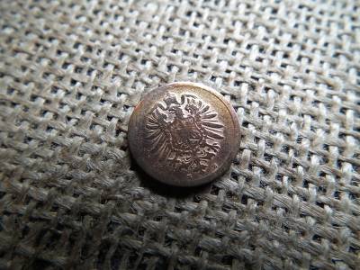 Birodalmi 1 pfennig 1875 E , ritkább