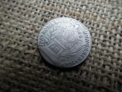 Mária Terézia , ezüst  10 Krajcár 1764 KB   , kreuzer 