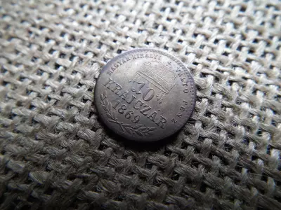 Ezüst 10 krajcár 1869 KB MKVP 
