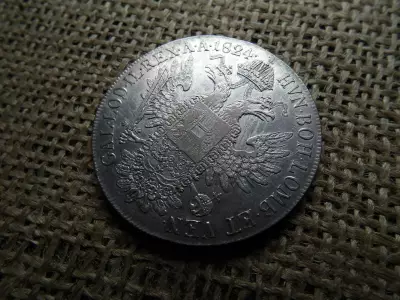 Ferenc , ezüst 1 tallér 1824 A , thaler  , nagyon szép 