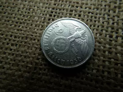 Birodalmi ezüst 2 márka 1936 E , ritka !  reichsmark