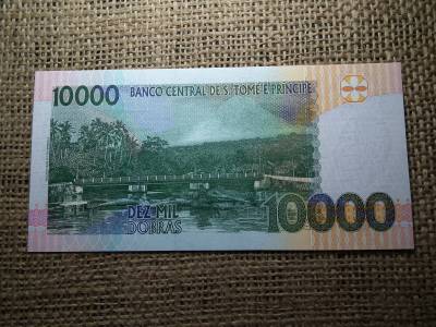 S . Tomé 10000 dobras 2013 UNC , C1 S . Tomé 10000 dobras 2013 UNC , C1