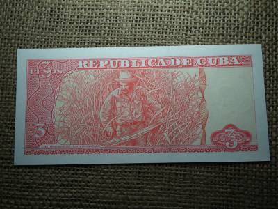 Kuba 3 pesos 2004 UNC , C1 Kuba 3 pesos 2004 UNC , C1
