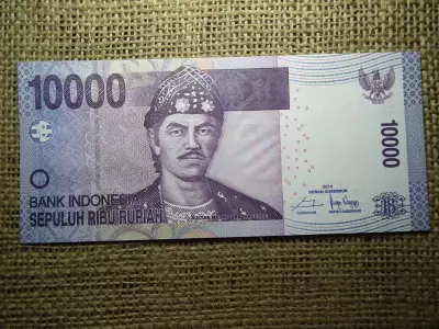 Indonézia 10000 rupiah 2014 UNC , C1