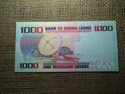 Sierra Leone 1000 leones 2010 UNC , C1 Sierra Leone 1000 leones 2010 UNC , C1