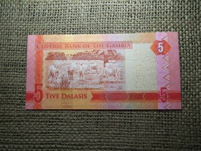 Gambia 5 dalasis 2015 UNC , C1 Gambia 5 dalasis 2015 UNC , C1