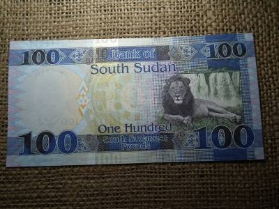 Szudán 100 pounds 2017 , font , UNC , C1 Szudán 100 pounds 2017 , font , UNC , C1