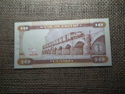 Eritrea 10 nakfa 2012 UNC , C1