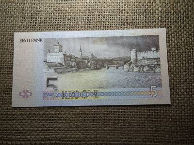 Észtország 5 krooni 1994 UNC , C1 Észtország 5 krooni 1994 UNC , C1
