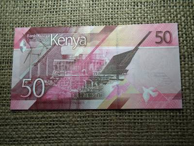 Kenya 50 shilingi 2019 UNC , C1 Kenya 50 shilingi 2019 UNC , C1