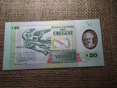Uruguay 20 pesos 2020 UNC , C1 Uruguay 20 pesos 2020 UNC , C1