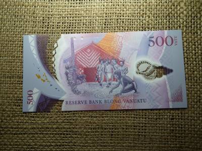 Vanuatu 500 vatu 2017 UNC , C1 Vanuatu 500 vatu 2017 UNC , C1