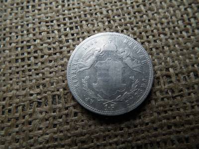 Ezüst 1 forint 1868 GyF 