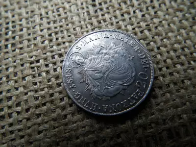 Ferdinánd , ezüst 20 krajcár 1848 B , extra 