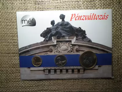 Pénzváltozás bliszter méf  1 , 2 , 200 Forint 2009 , 2007 - RITKA - eredeti bliszter 