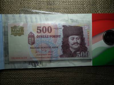 AZ 1956-OS FORRADALOM 50.ÉVFORDULÓJA , 50 FORINT 2006 +500 FORINT 2006 PÁR DÍSZCSOMAGOLÁSBAN UNC , alacsonyabb sorszám  AZ 1956-OS FORRADALOM 50.ÉVFORDULÓJA , 50 FORINT 2006 +500 FORINT 2006 PÁR DÍSZCSOMAGOLÁSBAN UNC , alacsonyabb sorszám