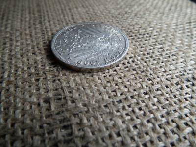 Bajor , ezüst 3 márka 1909 D , Mark , Ottó  Bajor , ezüst 3 márka 1909 D , Mark , Ottó