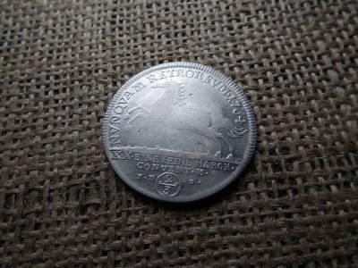 Braunschweig-Wolfenbüttel Fejedelemség , ezüst 2/3 Thaler 1764 - I. Károly , tallér , ritka ! Verdehibás . Carolus , O betű az R alatt  Braunschweig-Wolfenbüttel Fejedelemség , ezüst 2/3 Thaler 1764 - I. Károly , tallér , ritka ! Verdehibás . Carolus , O betű az R alatt