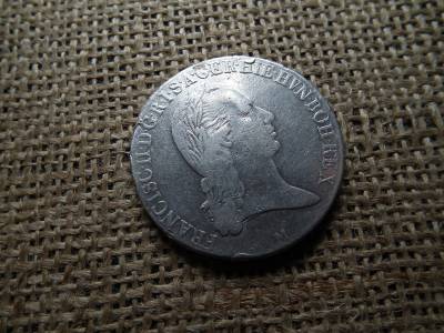 Ferenc , ezüst tallér 1796 M , sérült perem ! Milánó , thaler  Ferenc , ezüst tallér 1796 M , sérült perem ! Milánó , thaler